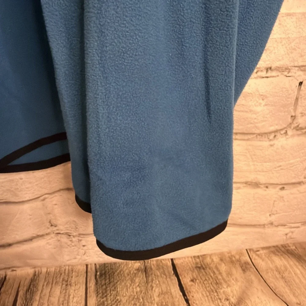 The North Face Sweater Mens Large Blue Fleece TKA Glacier Snap Neck Pullover XXL
